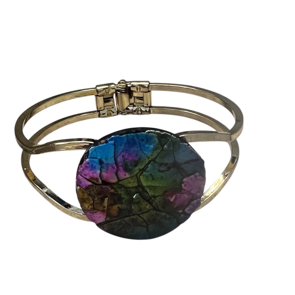 Multi Color Statement Bracelet - Picture 2 of 7